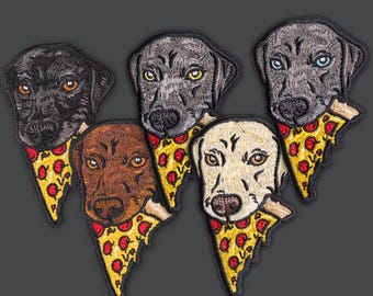 Pup with Pizza Patches
