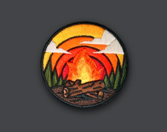 The Simple Life "SUNSET CAMPFIRE" Morale Patch
