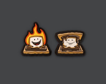 Happy Food S'mores PVC Ranger Eye SET - Morale Patches