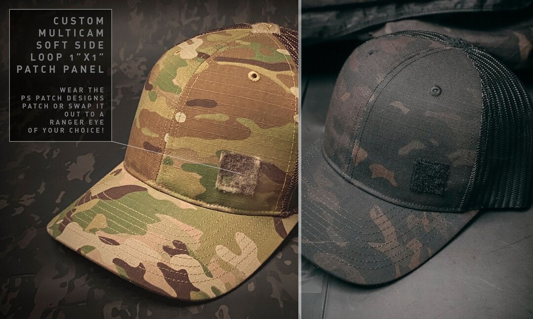 Multicam Standard Color Hat With Custom Patch Panel multicam® Standard or Multicam® Black Snap ...