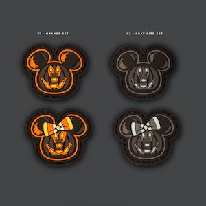V1 & V2 Halloween Pumpkin PVC Ranger Eye SETS - Morale Patches