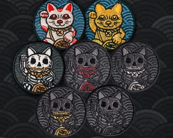 Lucky Cat - Maneki-neko Morale Patches