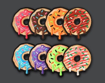 Donut Morale Patches - 6 color options