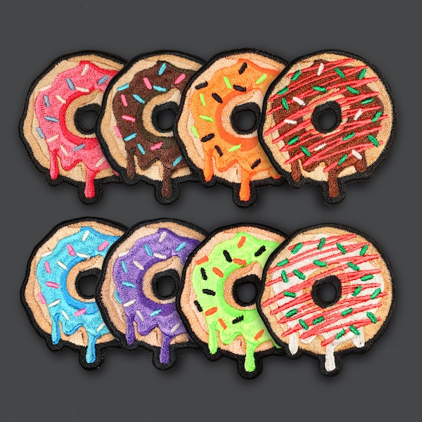 Donut Morale Patches - 6 color options