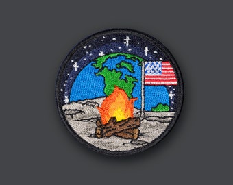 Adventure Wearables "MOON CAMPFIRE" Morale Patch Gzila Collaboration