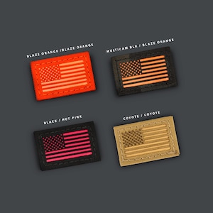 American Flag Patches - TINY Versions - USA Flag Patch