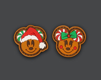 Christmas Ginger Bread PVC Ranger Eye SET - Morale Patches