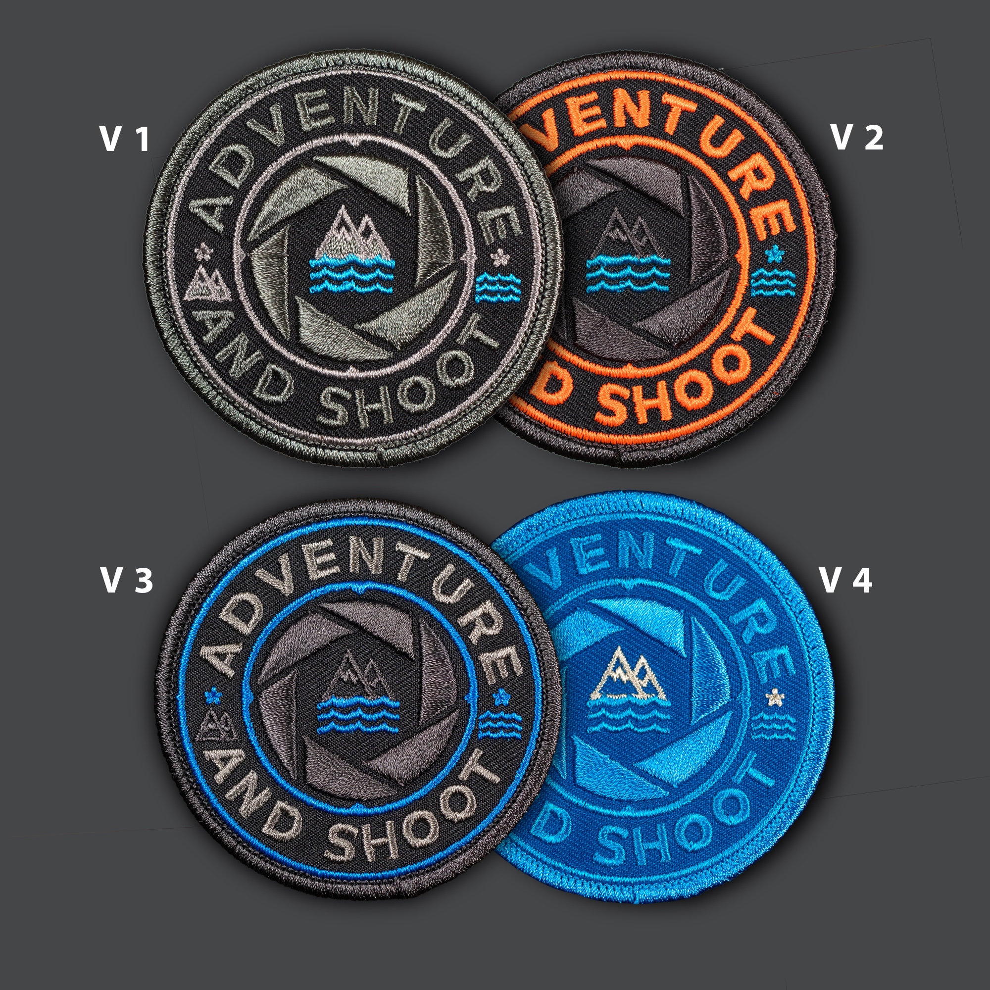 Adventure & Shoot Morale Patches 4 color options