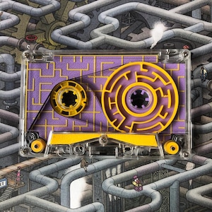 Maze Tape Loop Cassette 9 Seconds (TYPE II Chrome tape)