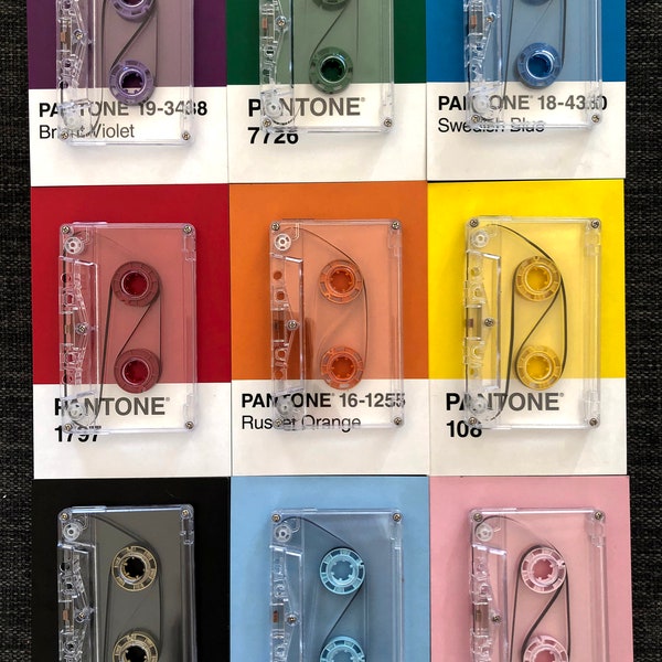 8 SECONDS TAPELOOP cassette - CUSTOMIZABLE color wheels - Chrome Type 2