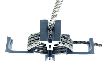 The Cable Claw - Under Desk Cord Organizer Hub for Home or Office | Minimalist Hidden Wire Management Solution