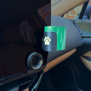 CarGo-dispenser voor hondenpoepzakjes voor in de auto