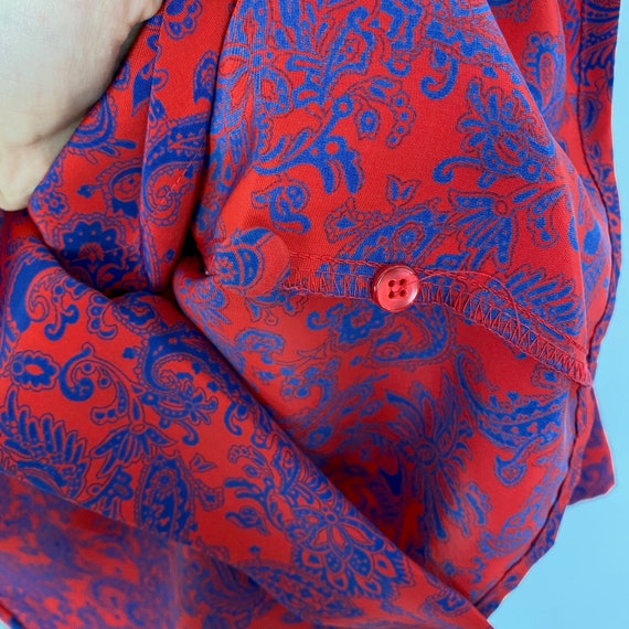 Vintage 1980s Oscar De La Renta Paisley Print Wom… - image 4