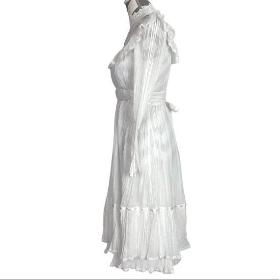 Gunne Sax Vintage 70s RARE Cottagecore Lace Ruffled B… - Gem