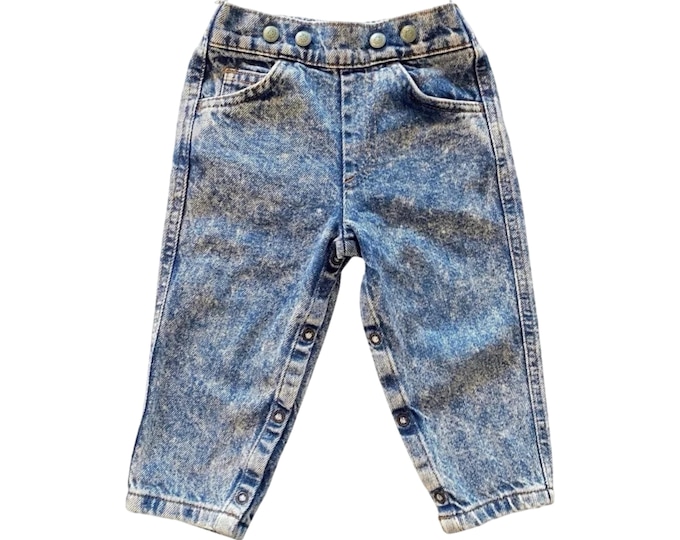 Levis Vintage 1979 Denim Jeans Toddler 24 Months Boys Girls Acid Wash Orange Tab Free Shipping