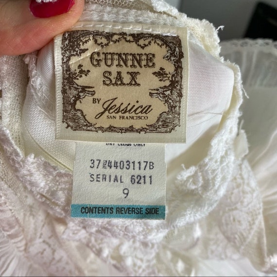 Gunne Sax Vintage 70s RARE Cottagecore Lace Ruffled B… - Gem