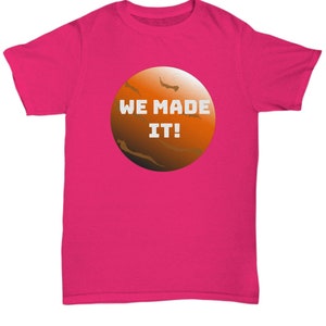 mars perseverance tshirt