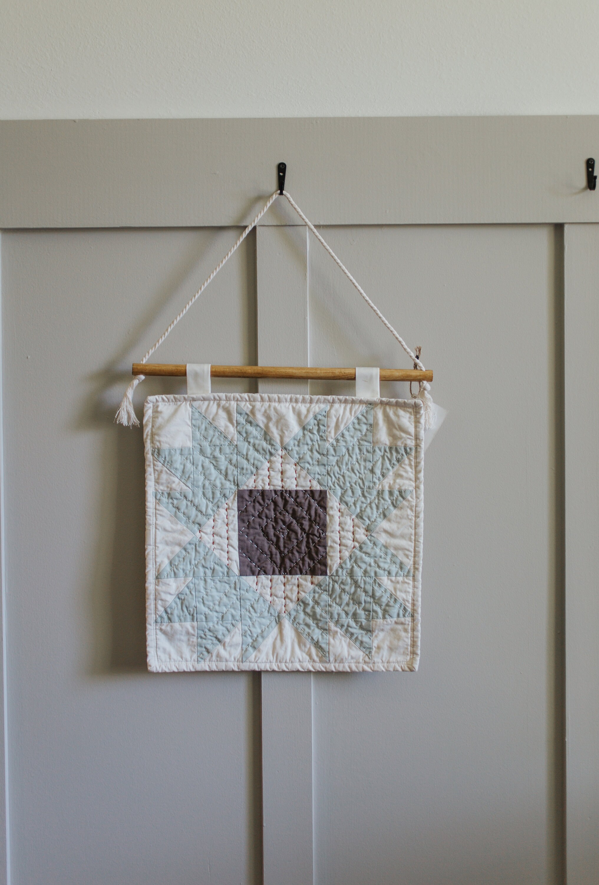 Hand Quilted Wall Decor, Quilt Block Wall Hanging, Gender Neutral Nursery Wall Decor - Etsy