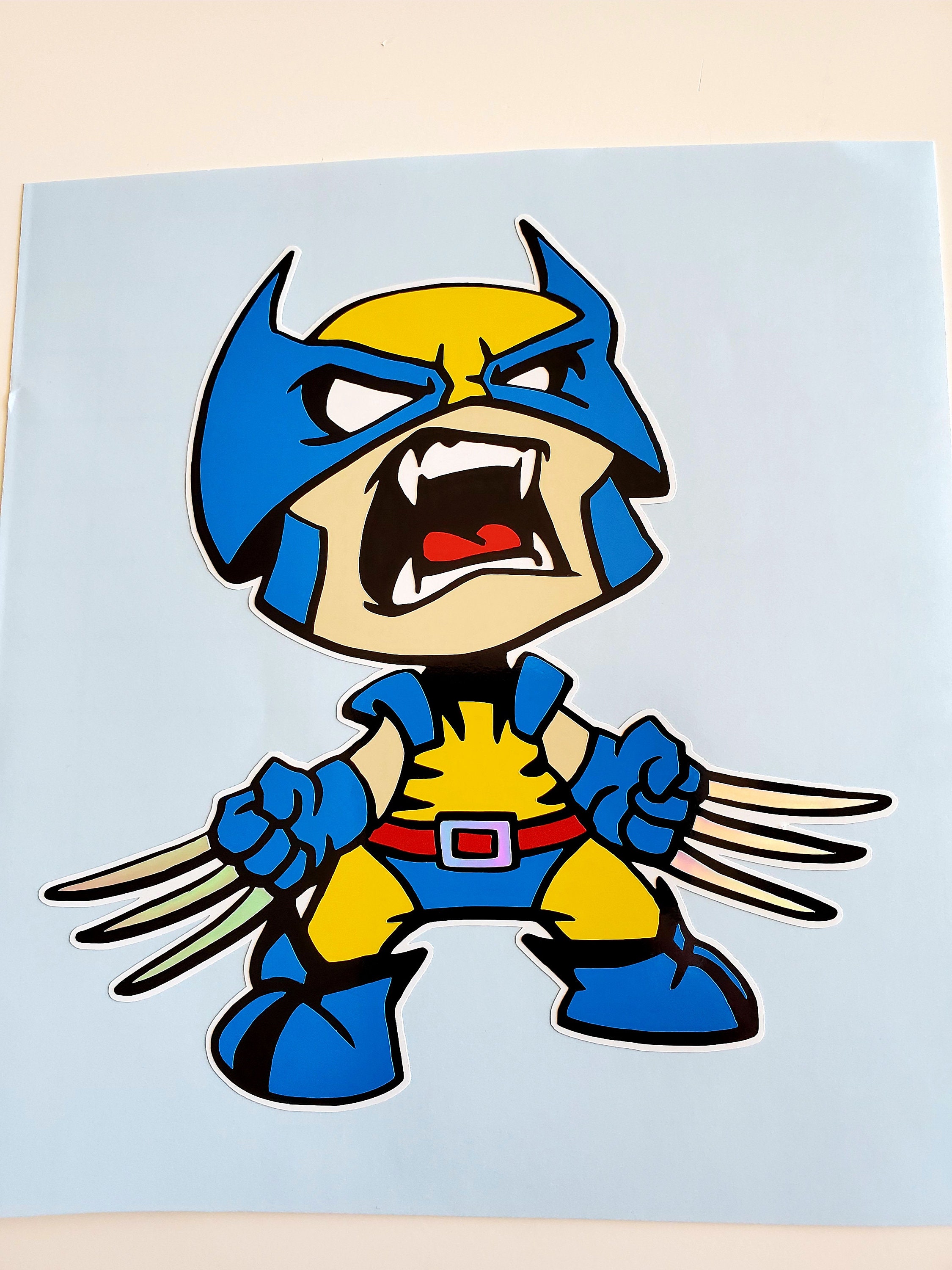 Wolverine decal sticker marvel comics xmen Etsy