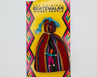 De originele Guatemalteekse zorgenmensen in de tas