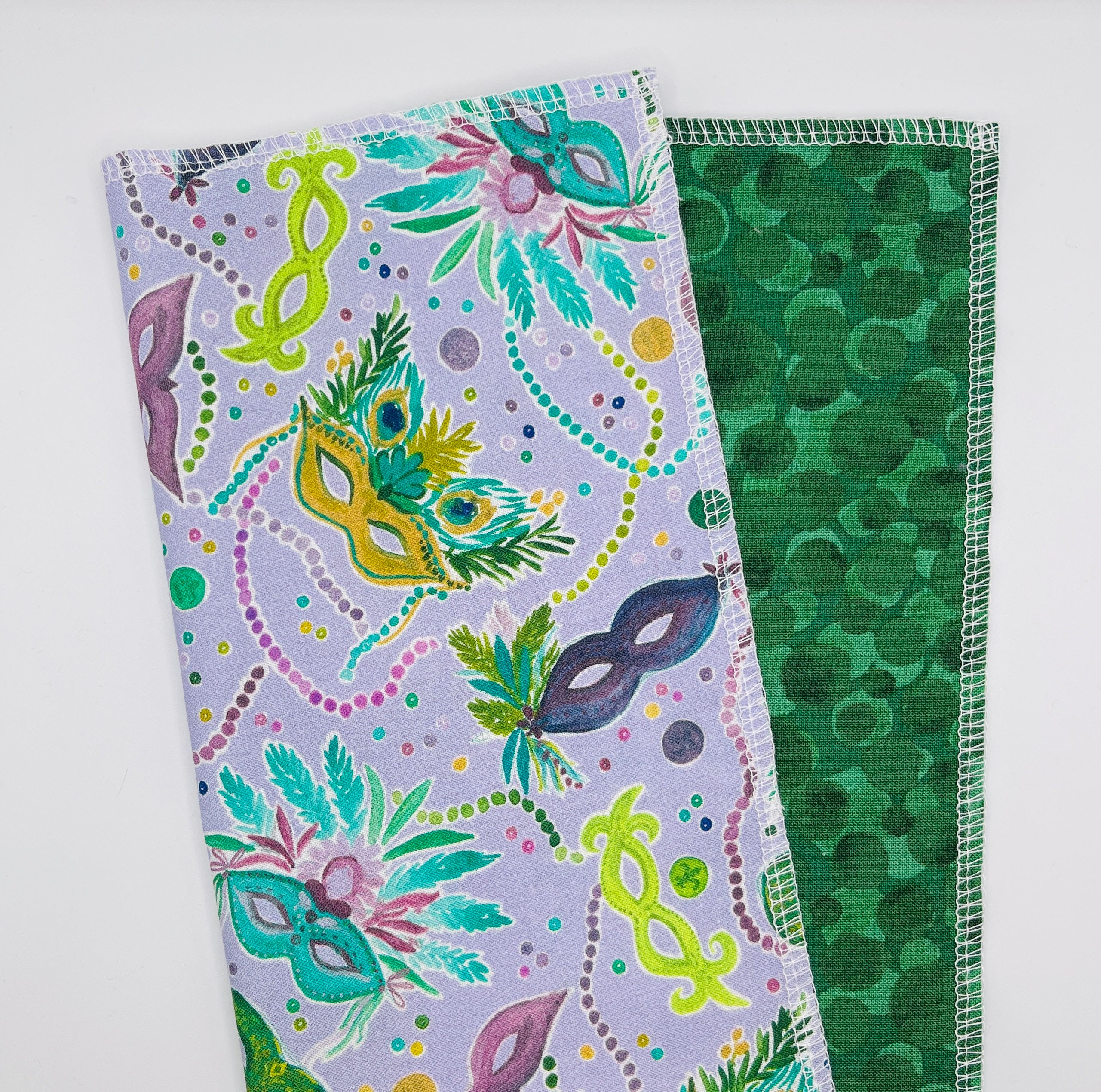 Handmade 2 Pack Cotton Handkerchiefs Eco Friendly & Zero Waste Accessories Scarves & Wraps Handkerchiefs 