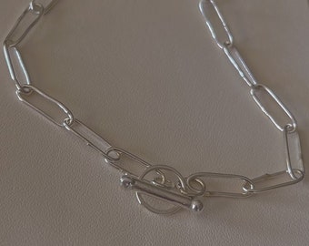 Made-to-order Paperclip Chain Bracelet