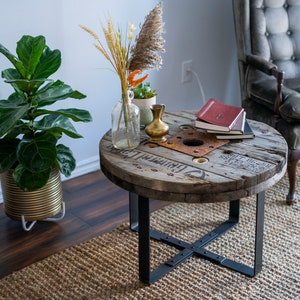 Round Table Leg 2&quot; wide, Rustic Steel, Sold Individually, Table Leg, End Table, DIY Farmhouse, Coffee Table Leg, Bench Leg
