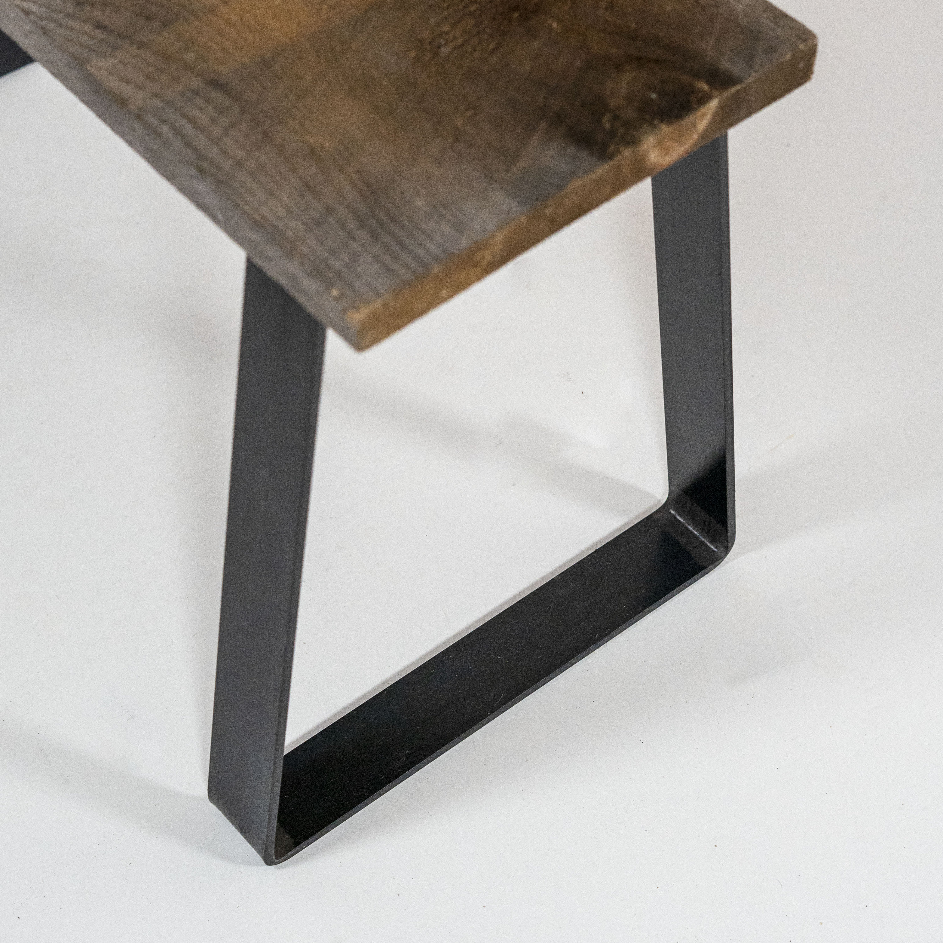 Custom Trapezoid Table Leg 2 Wide Rustic Steel Sold Etsy Australia