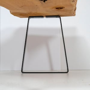 Custom Trapezoid Table Leg 2" wide, Rustic Steel, Sold Individually, Table Leg, End Table, DIY Farmhouse, Coffee Table Leg, Bench Leg, image 10