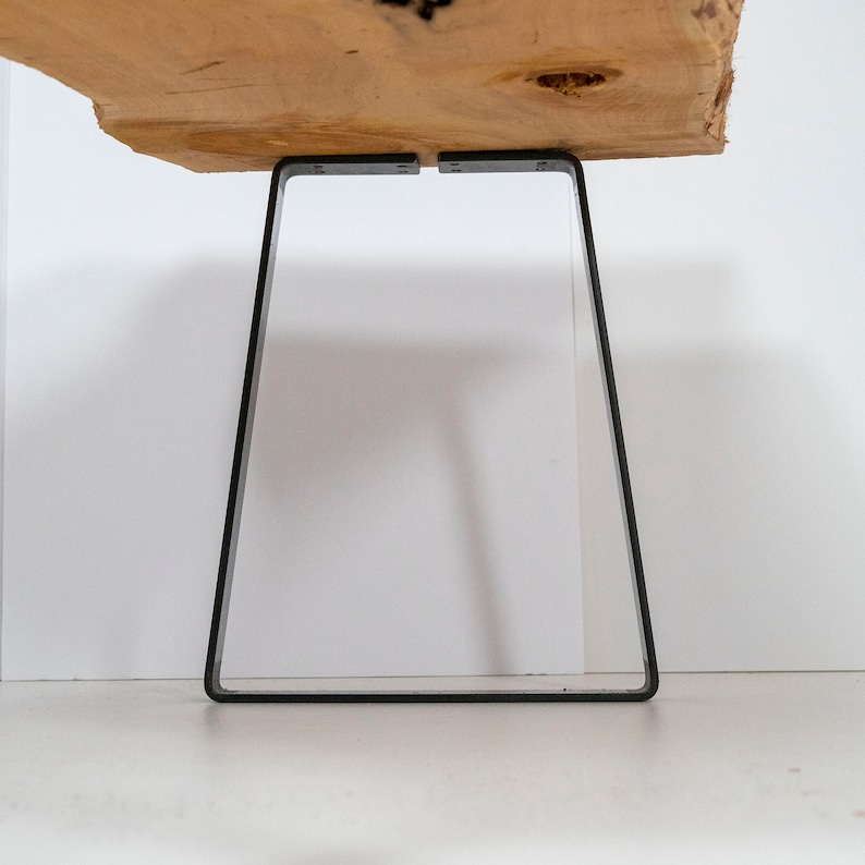 Custom Trapezoid Table Leg 2" wide, Rustic Steel, Sold Individually, Table Leg, End Table, DIY Farmhouse, Coffee Table Leg, Bench Leg, image 10
