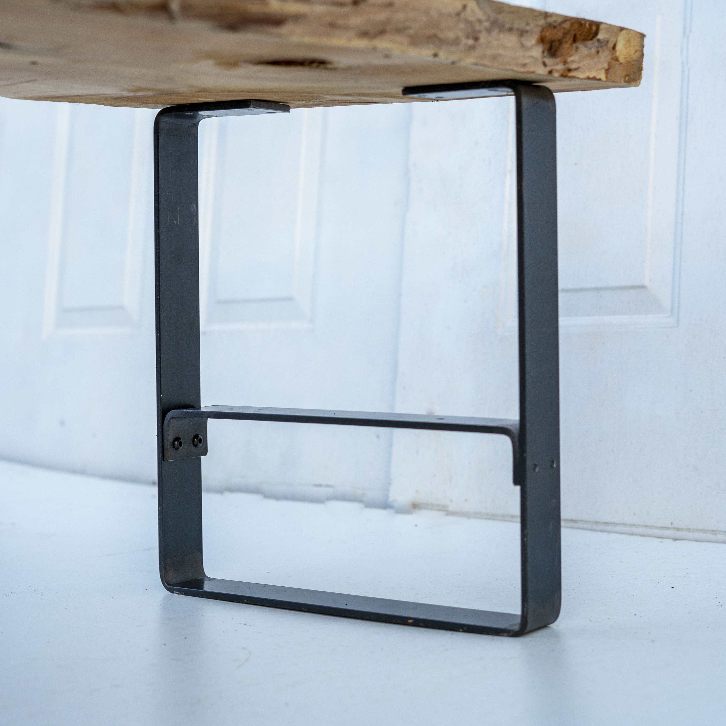 Custom Table Leg With Shelf Support 2 Wide Sold Etsy Canada