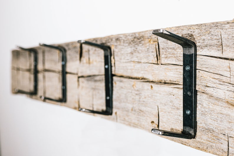 Custom Coat Hook Modern Double Coat Hook Farmhouse Rustic Etsy