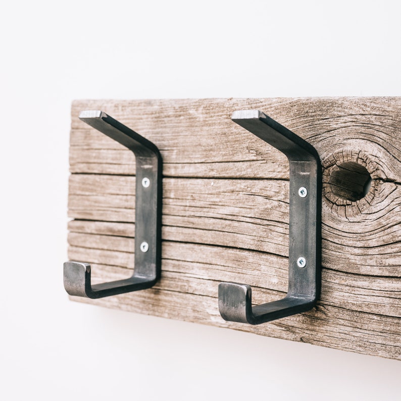 Modern Farmhouse Coat Hook Double Coat Hook Rustic Home Etsy Canada