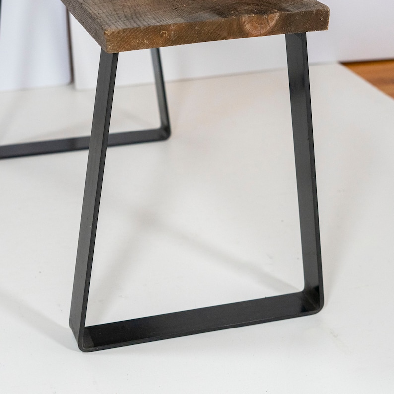 Custom Trapezoid Table Leg 2" wide, Rustic Steel, Sold Individually, Table Leg, End Table, DIY Farmhouse, Coffee Table Leg, Bench Leg, image 7