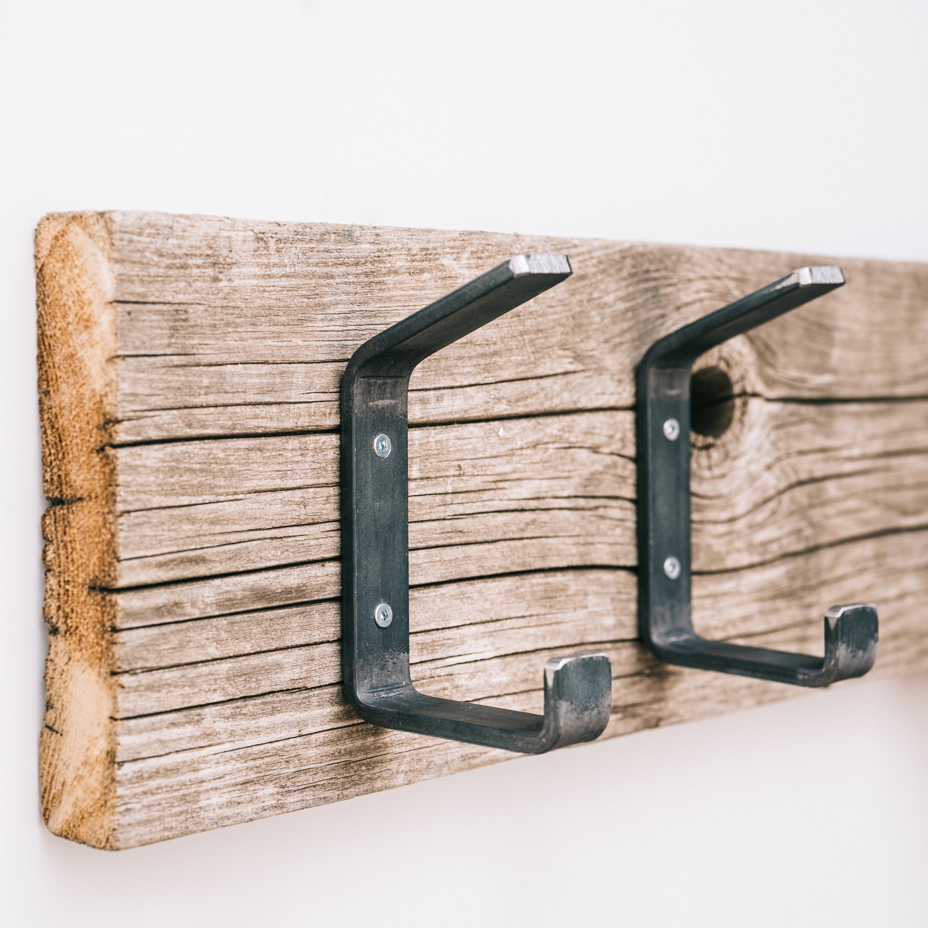 Modern Farmhouse Coat Hook Iron Metal Coat Hooks Black 