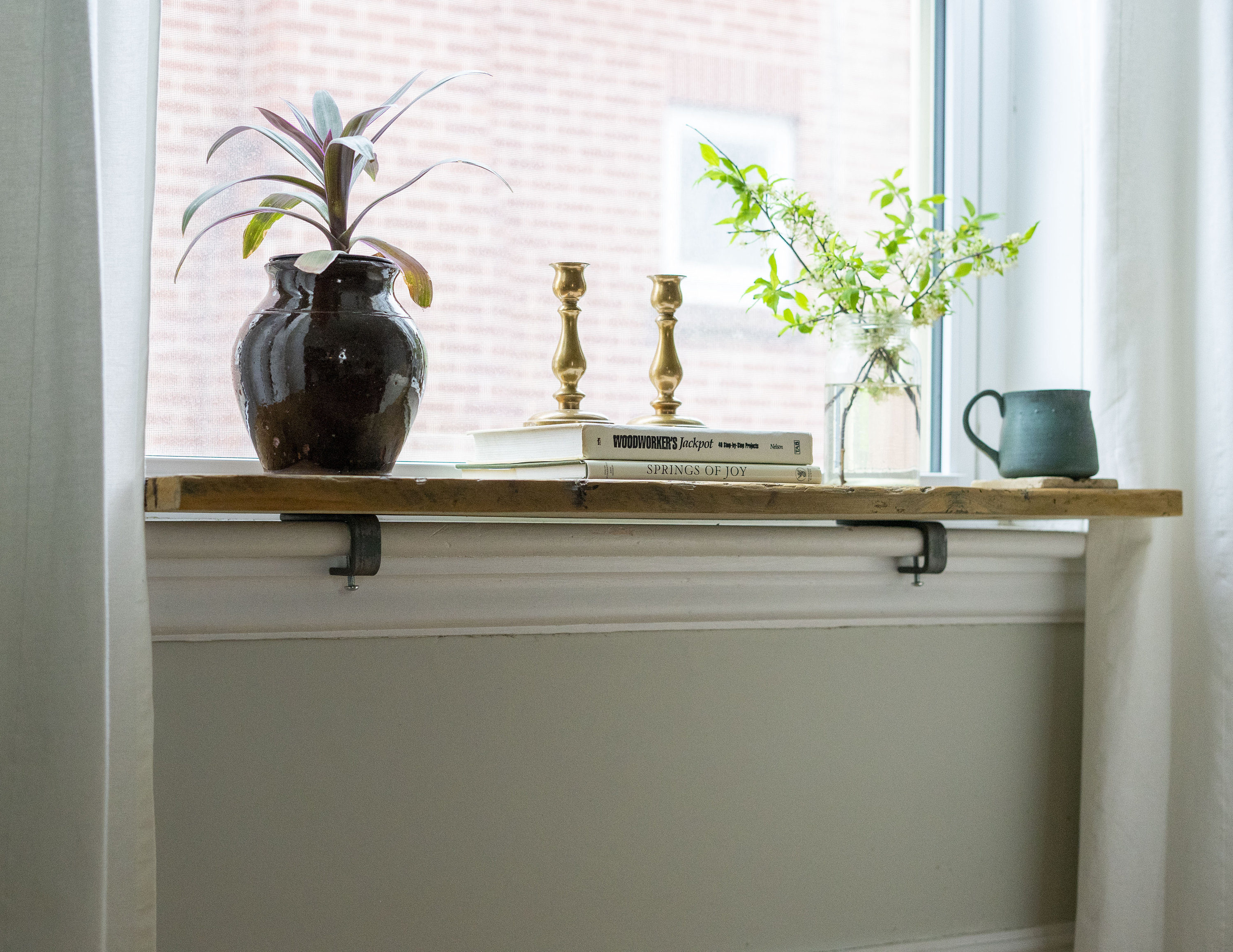 Window Sill Shelf Extension Window Perch Floating Farmhouse Etsy Canada