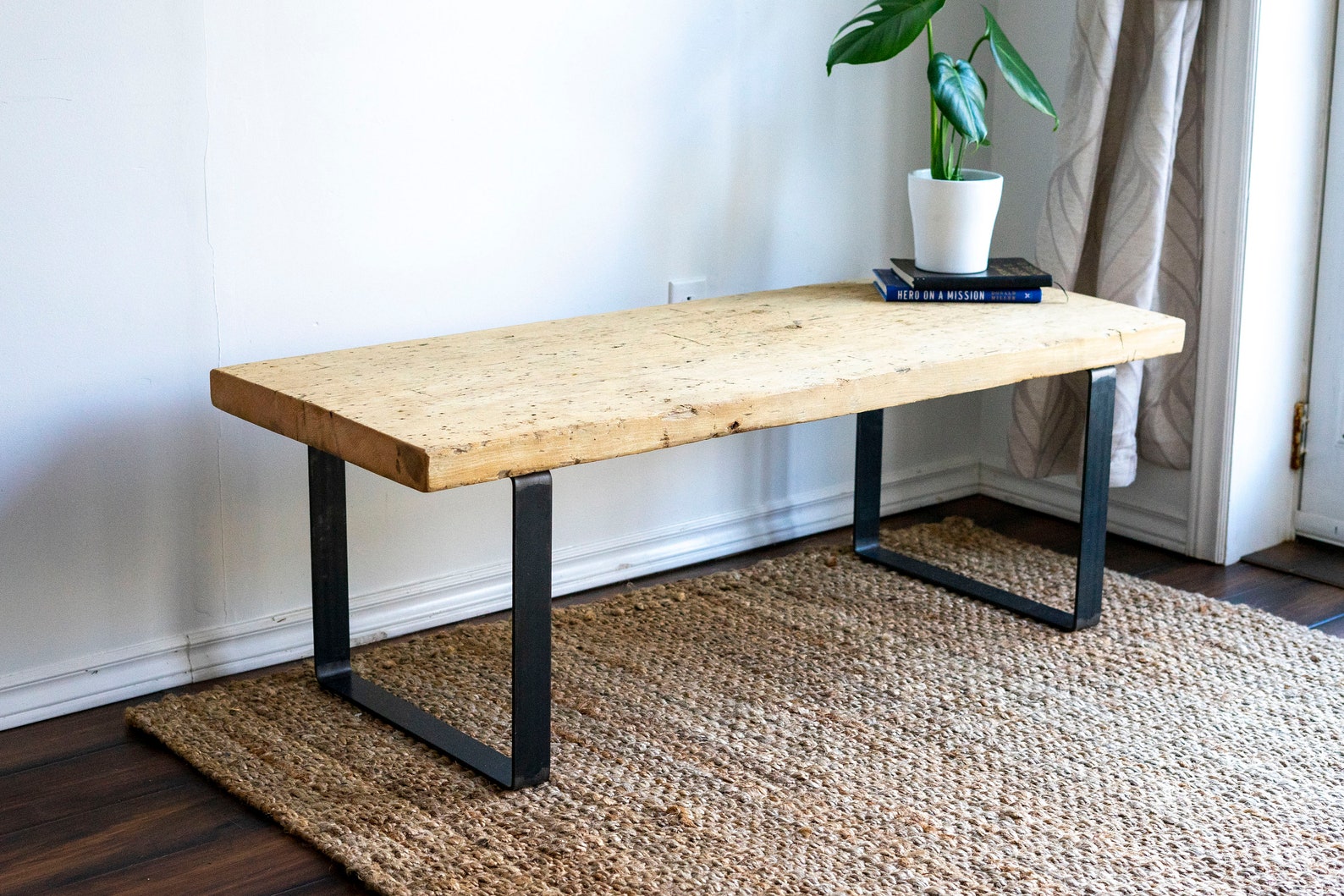 Custom Table Leg 2 Wide Rustic Steel Sold - Etsy