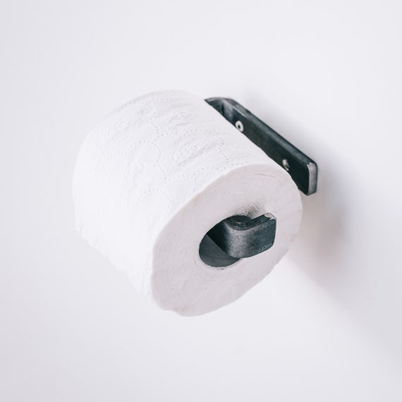 White Rustic Farmhouse Toilet Paper Holder