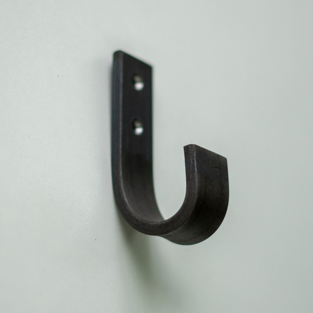 Modern Farmhouse Coat Hook, Iron Metal Coat Hooks, Black Modern Coat