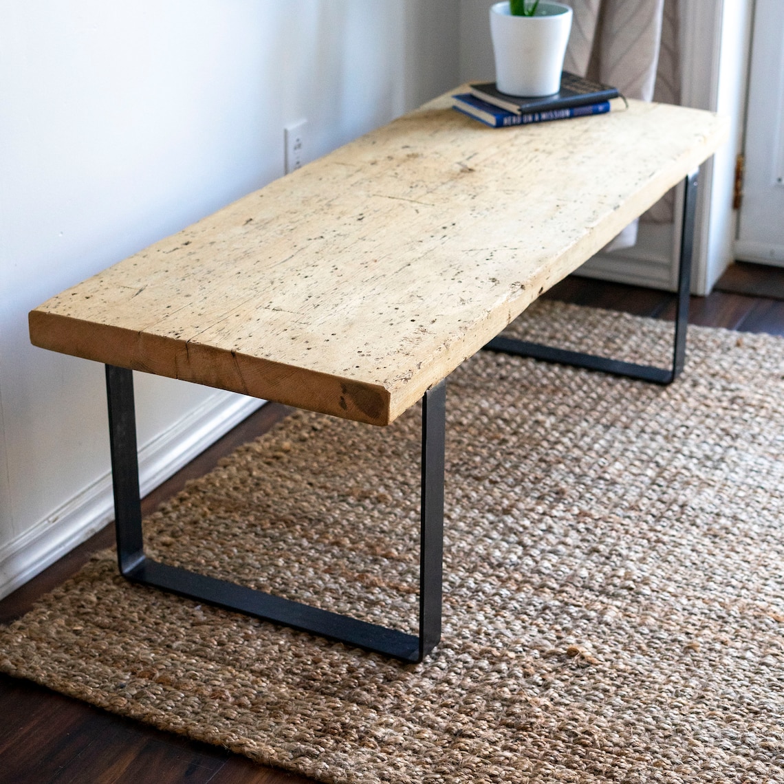 Custom Table Leg 2 Wide Rustic Steel Sold - Etsy