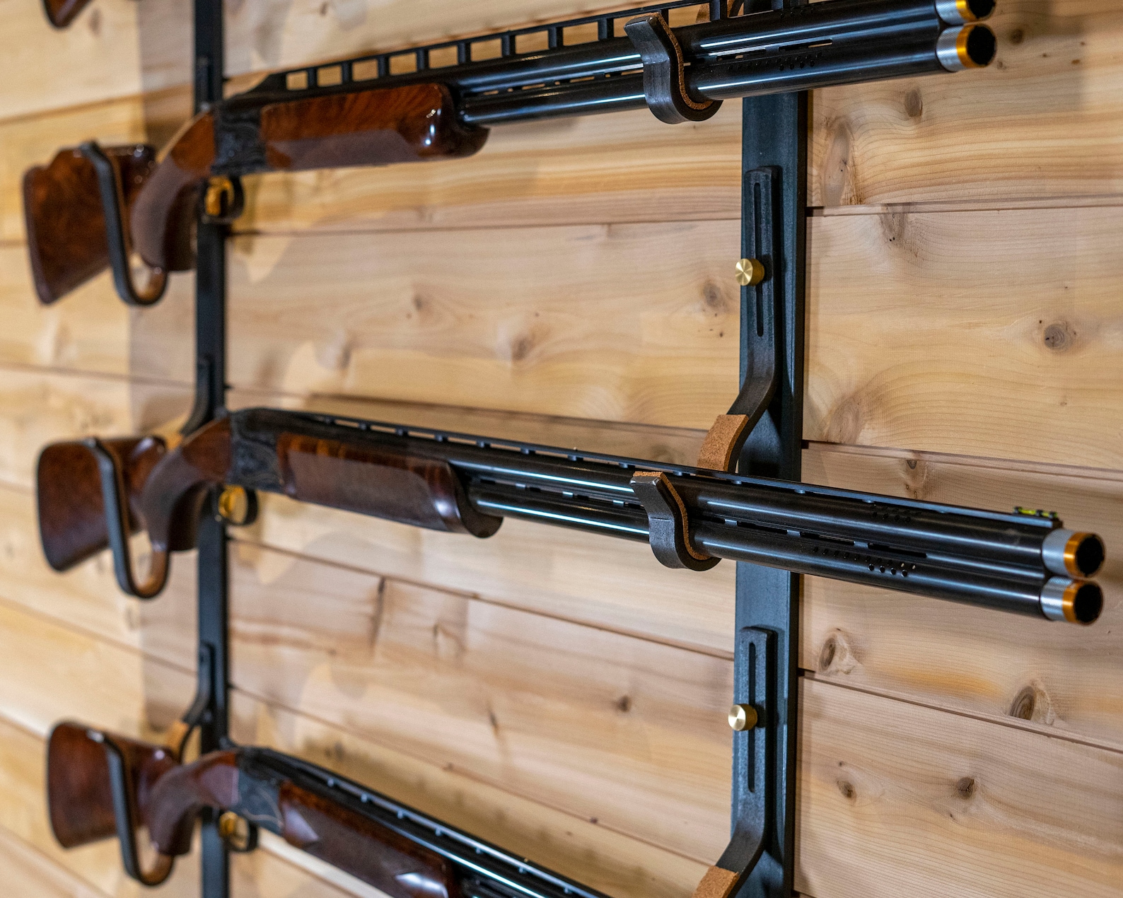 Custom Gun Rack Wall Mounted Rifle Holders Shotgun Storage Etsy Norway