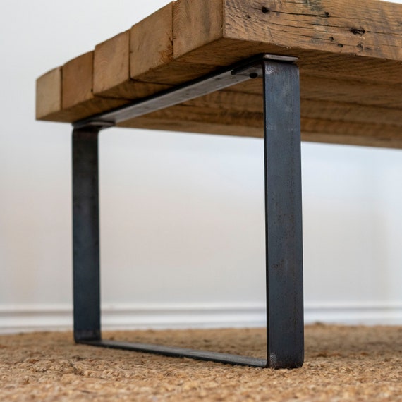 Custom Table Leg 2 Wide Rustic Steel Sold Individually Table