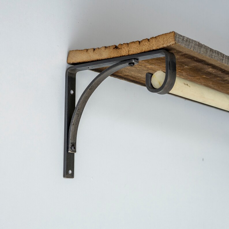 Closet Rod Shelf Bracket Shelf and Rod Bracket Open Heavy Etsy