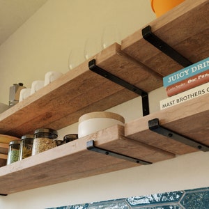 Regalhalterung - Schwere Metallregalhalterung, DIY-Regalhalterung, Doppelregalhalterung, Industrielle Regalhalterung, moderne Regalhalterung