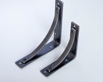 Wspornik półki, wytrzymały metalowy wspornik półki, 1,5-calowy wspornik półki DIY, wspornik kuchenny, nowoczesny wspornik przemysłowy, wspornik wspornikowy