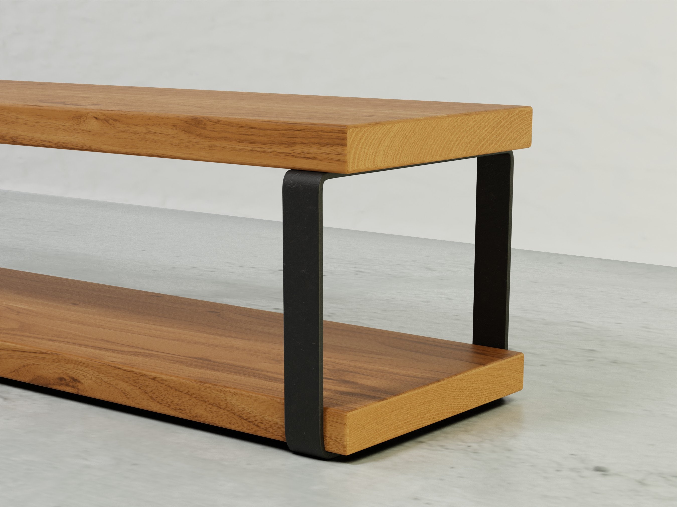 Pied De Table Bibliothèque, 5 cm Large, Acier Rustique Personnalisé, Console, Basse Ferme, Pieds Banc, Bricolage