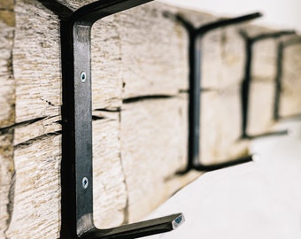 Custom Coat Hook, Modern Double Coat Hook, Farmhouse, Rustic Home Furnishing, Iron Metal Coat Hooks, Simple Industrial Coat Hook, Towel Hook
