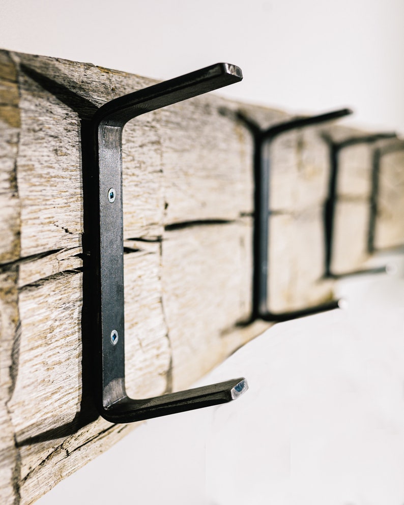 Custom Coat Hook Modern Double Coat Hook Farmhouse Rustic Etsy