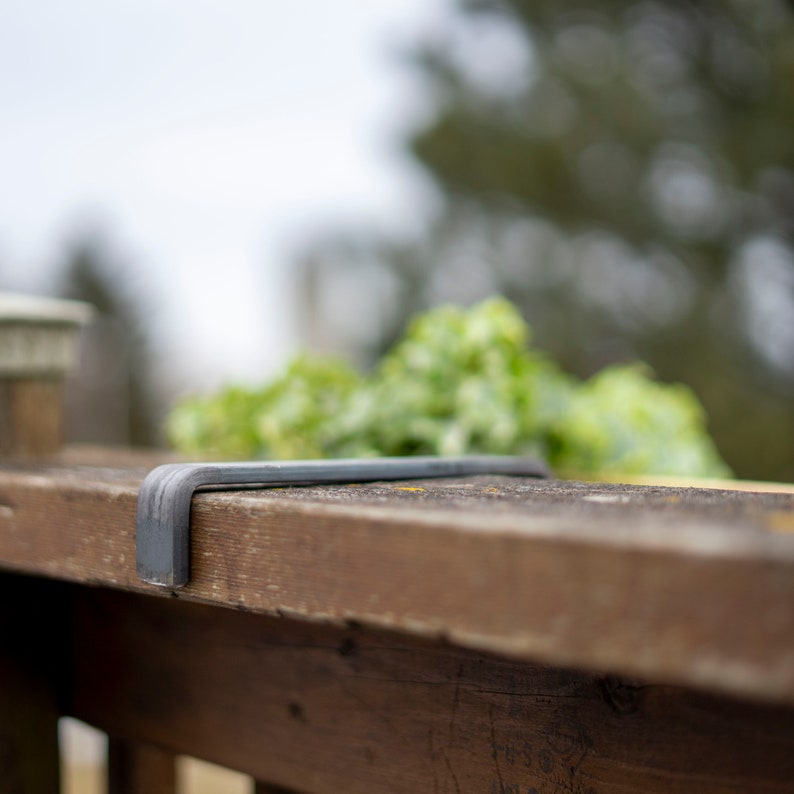 Deck Railing Planter Brackets Custom Flower Box Holder Rail Etsy