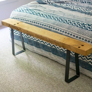 Primitive Long Skinny Bench, Entryway Console Table, Authentic Reclaimed Lumber, Farmhouse Rustic Furniture, Sofa Table, Wabi Sabi
